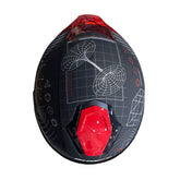 Casco Shaft Pro 240Dv Are We Alon Negro Rojo